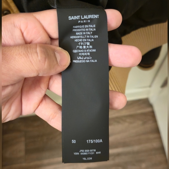 Saint Laurent Teddy Bomber Jacket - Picture 5 of 5